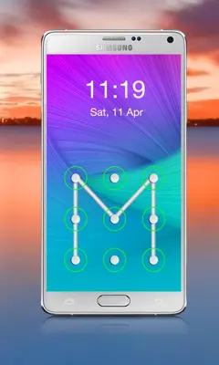 Galaxy Lock Screen Pattern android App screenshot 1