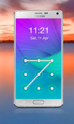 Galaxy Lock Screen Pattern android App screenshot 3